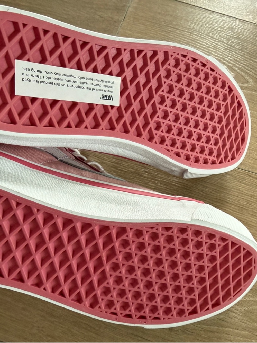 Vans Pink Two-Tone Sk8-Hi High Top Sneakers - Picture 2 of 2